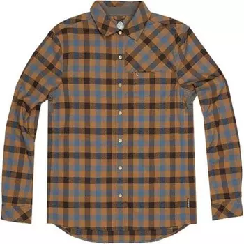 Фланелевая рубашка Shaka мужская Club Ride Apparel, цвет Graham Brown