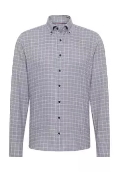 Фланелевая рубашка SLIM FIT ETERNA, цвет Weinrot