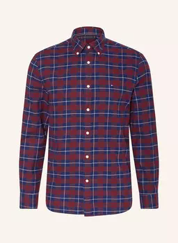 Фланелевая рубашка стандартного кроя TOMMY HILFIGER, цвет DUNKELROT/DUNKELBLAU