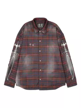 Фланелевая рубашка THUG CLUB, синий