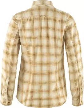 Фланелевая рубашка vik Fjllrven, цвет Chalk White/Dune Beige