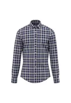 Фланелевая рубашка в форме рубашки Seidensticker, цвет Navy Blue (0018)