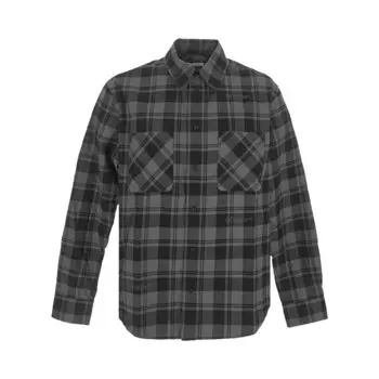 Фланелевая рубашка в клетку Off-White, цвет Серый/черный