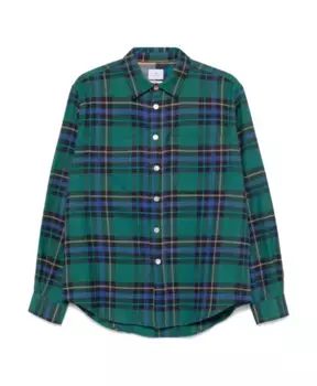 Фланелевая рубашка в клетку Paul Smith, мультиколор