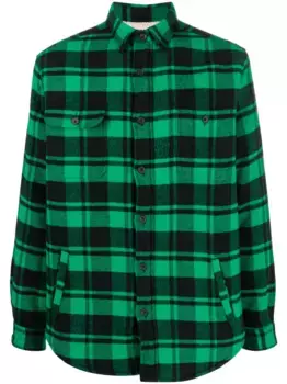 Фланелевая рубашка в клетку POLO RALPH LAUREN, зеленый