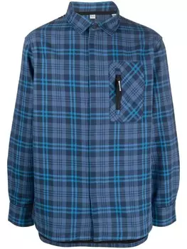 Фланелевая рубашка в клетку Rossignol, синий