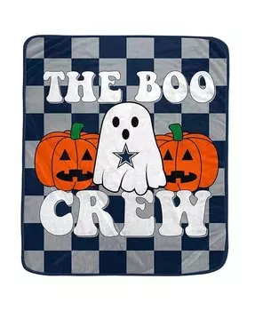 Фланелевое флисовое одеяло Boo Crew размером 50 x 60 дюймов Dallas Cowboys Pegasus Home Fashions, мультиколор