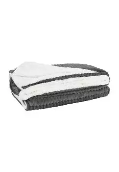 Фланелевое одеяло 150х200 см Ezeiza Aspero, dunkelgrau
