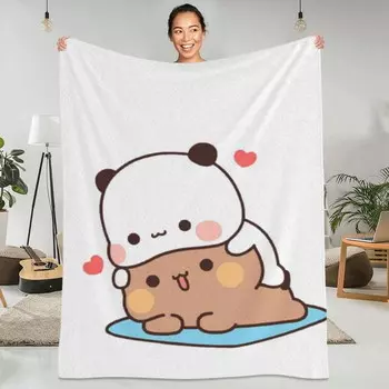 Фланелевое одеяло Bubu и Dudu, белый