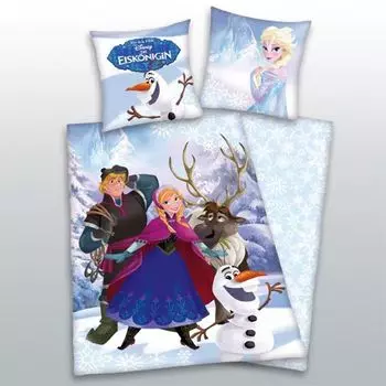 Фланелевое постельное белье 135 х 200/80 х 80 см Стенд.-Вар Disney