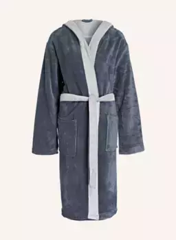 Фланелевой халат poppy Vossen, серый