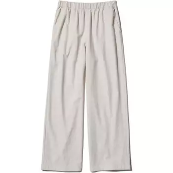 Фланелевые брюки Uniqlo, бежевый