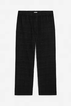 Фланелевые пижамные брюки Arket, серый