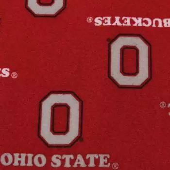 Фланелевые пижамные штаны с логотипом команды Ohio State Buckeyes Youth Scarlet Team Unbranded