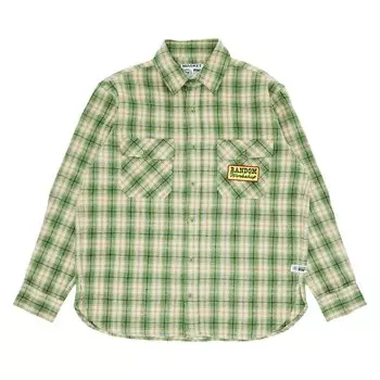 Фланелевые рубашки с нашивкой Market, цвет Зеленый