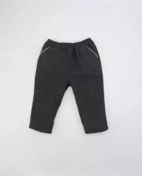 Фланелевые штаны для мальчика темно-серого цвета Fina Ejerique