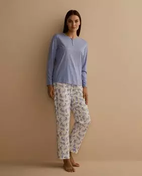 Фланелевые женские пижамные брюки nfasis