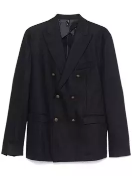 Фланелевый блейзер Incotex, синий