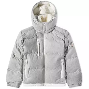 Фланелевый пуховик Tarentaise с подкладкой из шерпы Moncler