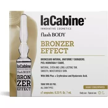 Flash Body Бронзирующий эффект, 7 ампул по 7 мл, La Cabine