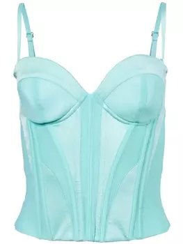 Fleur Du Mal бюстье Hamptons со вставками, синий