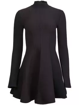 Fleur Du Mal корсетное трикотажное платье, черный