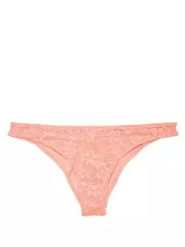 Fleur Du Mal трусы-брифы Le Stretch с кружевом, розовый