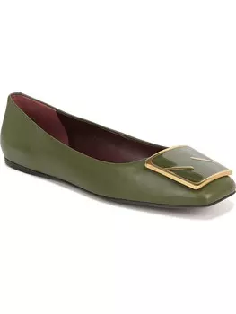 Flexa Amaya 3 Женские кожаные балетки с квадратным носком Sarto Franco Sarto, цвет Army Leather