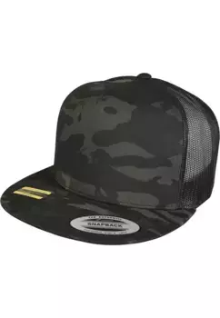 Flexfit Flex Cap " Flexfit Trucker Multicam Trucker Cap", черный