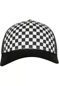 Flexfit Flex Cap " Flexfit Unisex Checkerboard Retro Trucker", белый