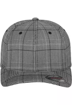 Flexfit Flex Cap " Flexfit Unisex Flexfit Glen Check", белый