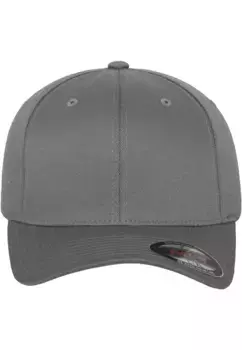 Flexfit Flex Cap " Flexfit Unisex Flexfit Wooly Combed", серый