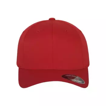 Flexfit Flex Cap " Flexfit Unisex Flexfit Wooly Combed", красный