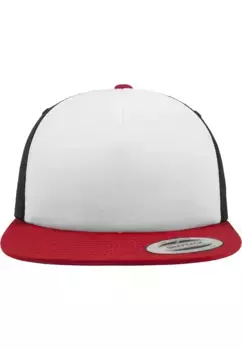 Flexfit Flex Cap " Flexfit Unisex Foam Trucker с белой передней частью", белый