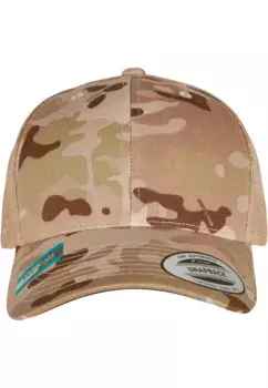 Flexfit Flex Cap " Flexfit Unisex Retro Trucker Multicam", коричневый