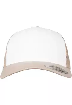Flexfit Flex Cap " Flexfit Unisex Retro Trucker Color Front", цвет Khaki/White/Khaki