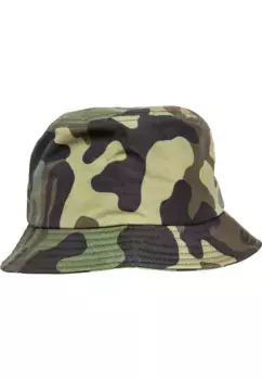 Flexfit Flex Кепка " Flexfit Bucket Hat Camo Bucket Hat", зеленый