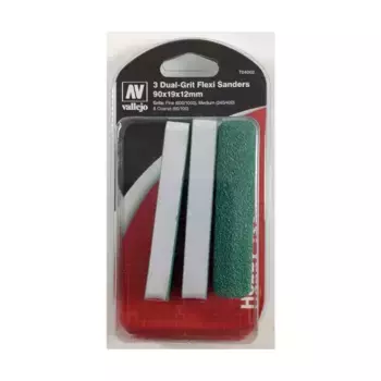 FlexiSander, двухзернистый, 90x19x12 мм, Hobby Tools (Vallejo)