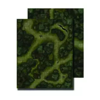 Флип-мат - Лес (1-е издание), GameMastery - Flip-Mats - Countryside & Wilderness Locales