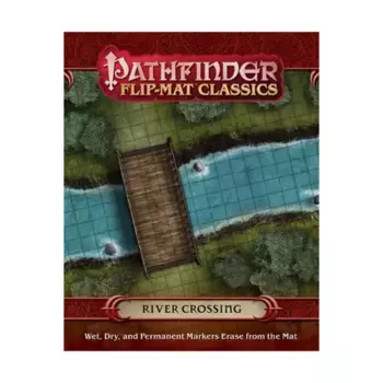 Флип-мат - Переправа через реку (2-е издание), GameMastery - Flip-Mats - Countryside & Wilderness Locales