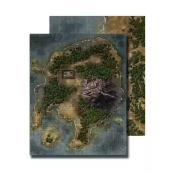 Флип-мат - Пиратский остров, GameMastery - Flip-Mats - Countryside & Wilderness Locales