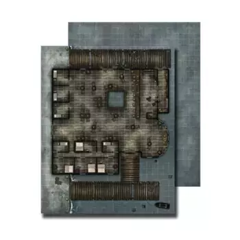 Флип-мат — Таверна на набережной (первое издание), GameMastery - Flip-Mats - Building, City & Village Locales