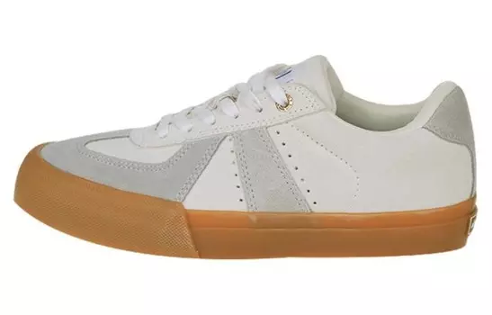 FLIP Скейтбординговые туфли унисекс с низким верхом, кремово-белые Ollieskate