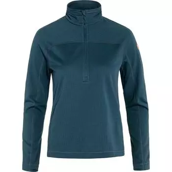Флис Abisko Lite на молнии 1/2 женский Fjallraven, цвет Indigo Blue