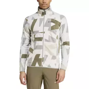 Флис adidas Terrex Multi Printed full zip, разноцветный