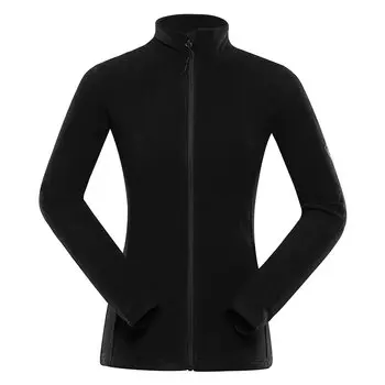Флис Alpine Pro Siusa full zip, черный