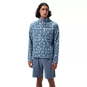 Флис Berghaus Prism Printed Trango Half Zip, синий