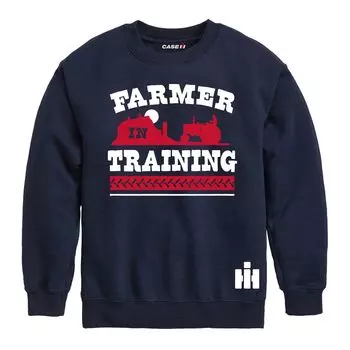 Флис Case IH Farmer In Training для мальчиков 8–20 лет Licensed Character, синий