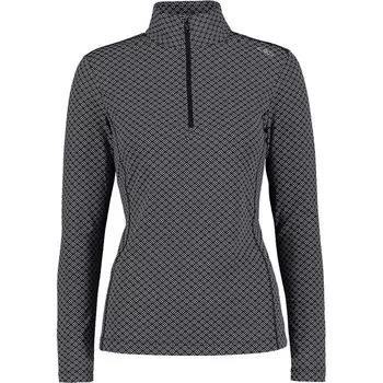 Флис CMP 31L1026 Printed Sweat half zip, черный
