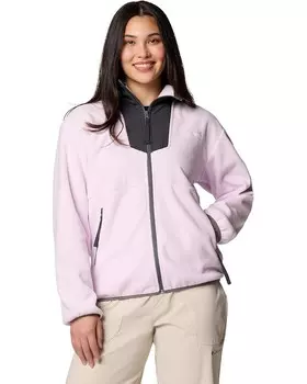 Флис Columbia Sequoia Grove Full Zip Fleece, цвет Pink Dawn/Shark/City Grey